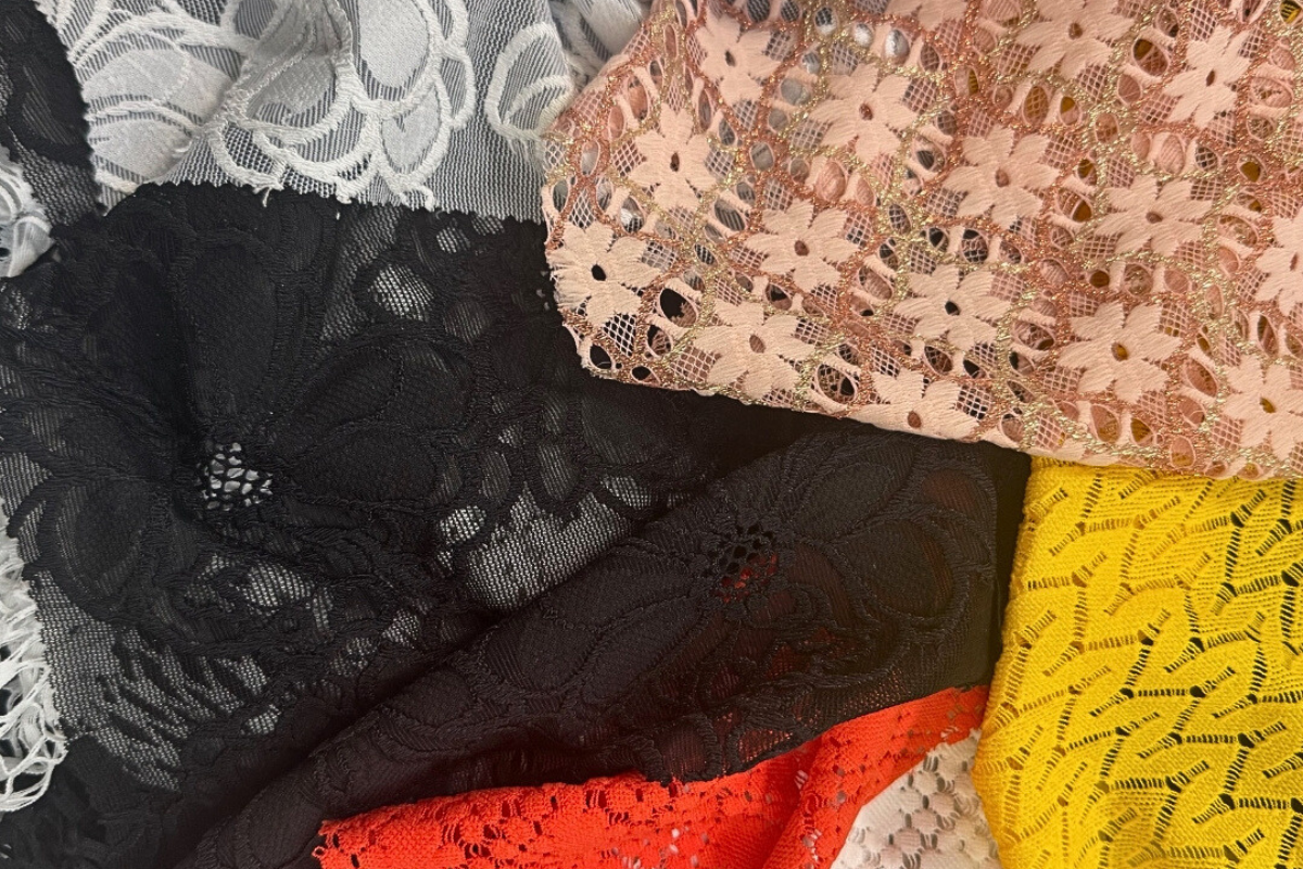 Iluna’s sustainable lace is made from Q-NOVA® yarn by Fulgar